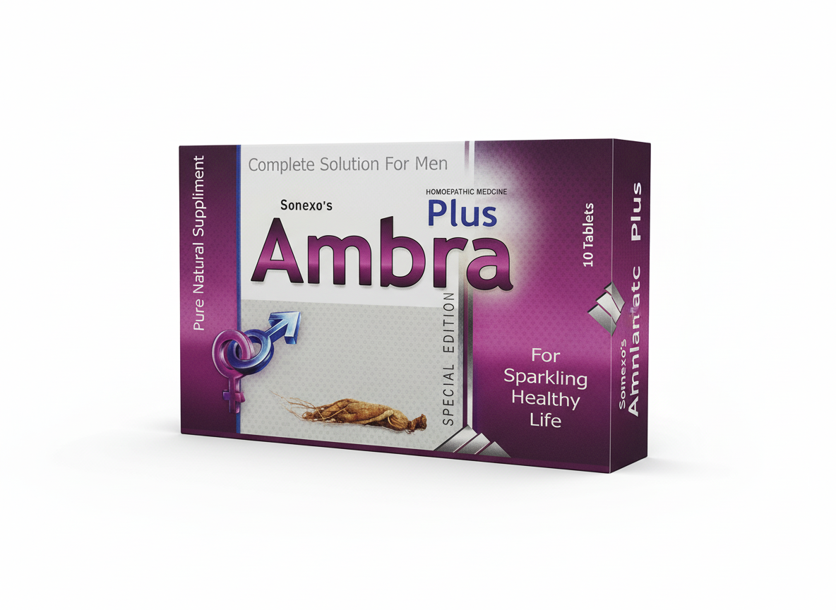 Ambra Plus Tablet on a white plain background