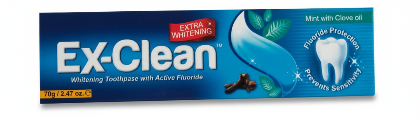 Ex Clean Toothpaste - Whitening with Active Fluoride Protection
