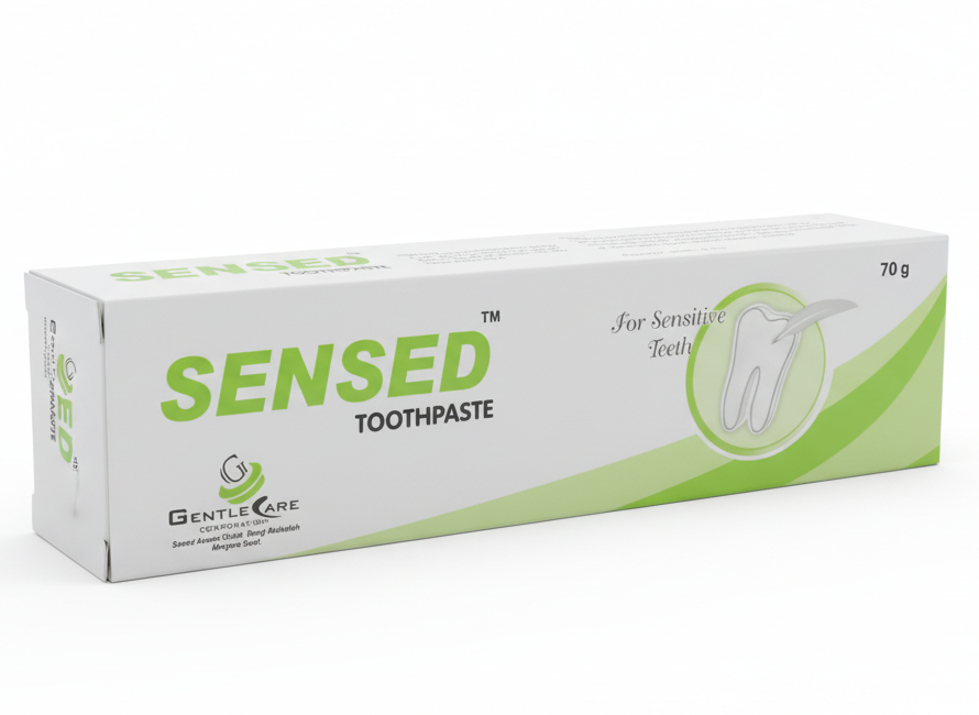 Sensed Toothpaste for Sensitive teeth