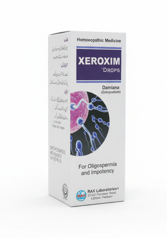 Xeroxim Drops For on a white background