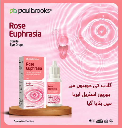 Rose Euphrasia Eye Drops - Paul Brooks (15 ml)