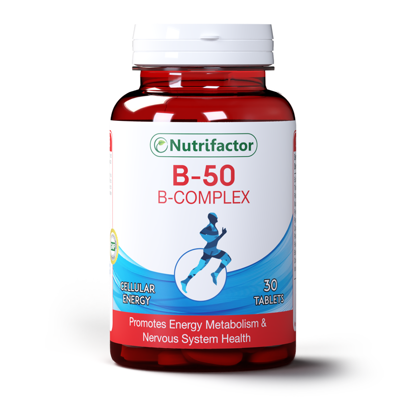 B Complex Tablets B50 - Energy Metabolism & Nerve Support