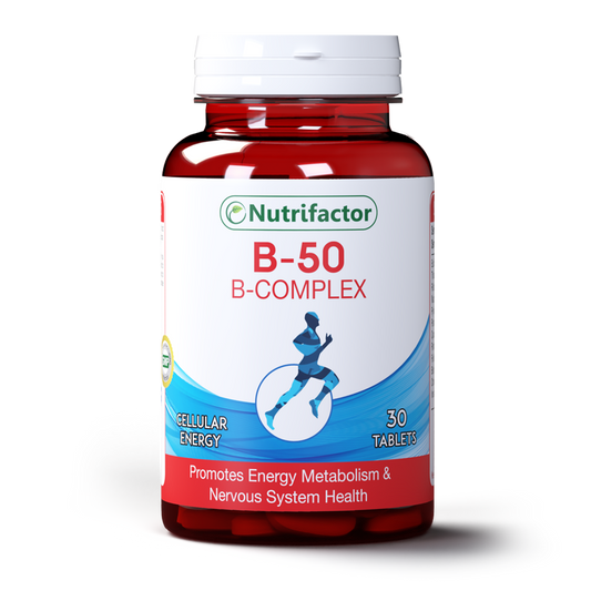 B Complex Tablets B50 - Energy Metabolism & Nerve Support
