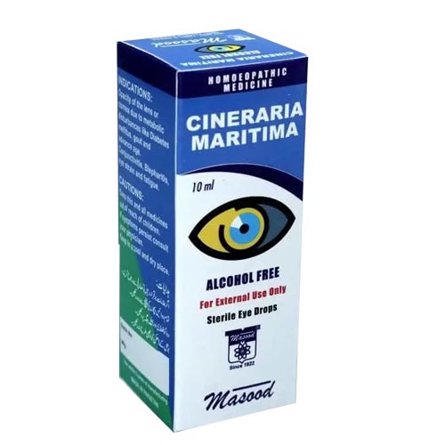 Cineraria Maritima Eye Drops  - Masood Pharma - (Alcohol Free)