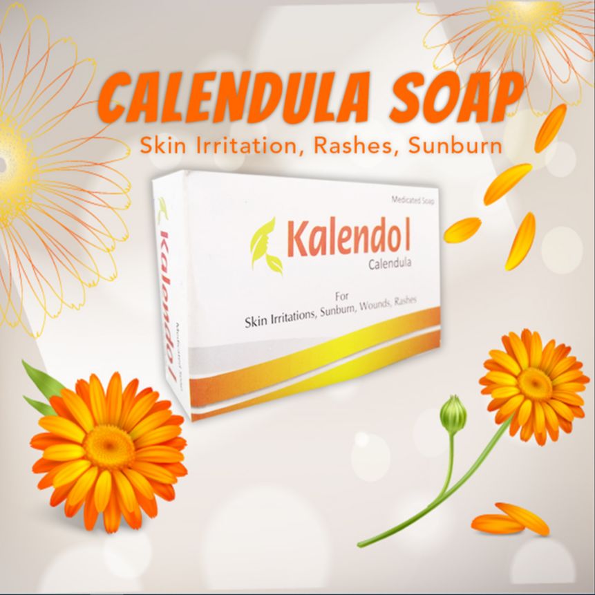 Calendula Soap - Skin Irritation, Sunburn, Rash Care