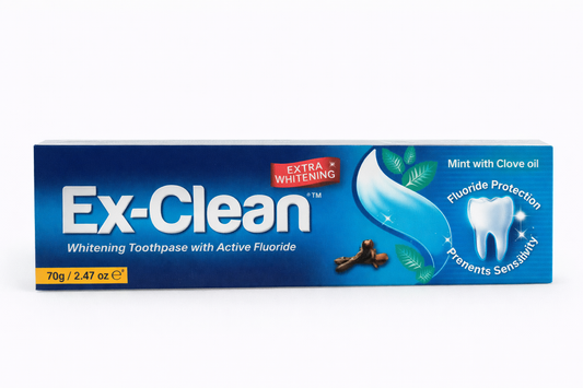 Ex Clean Whitening Toothpaste - Fluoride Oral Care
