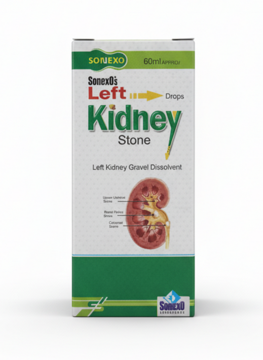Left-kidney-Drops-Stone-Solvent