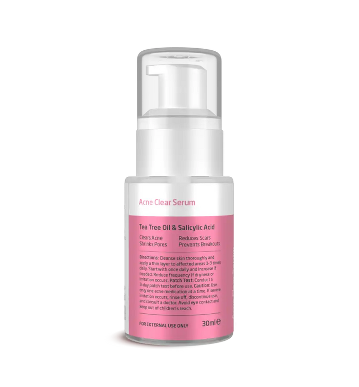 Oclear Acne Clear Serum - Tea Tree Oil & Salicylic Acid Serum