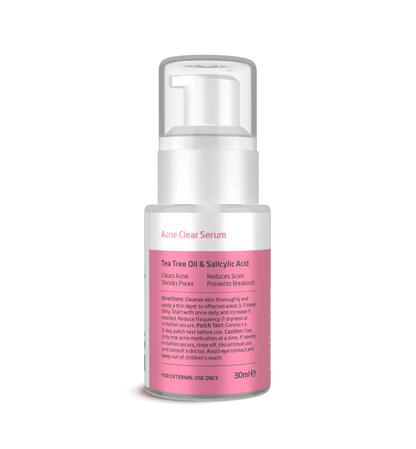 Oclear Acne Clear Serum - Tea Tree Oil & Salicylic Acid Serum