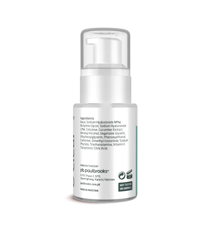 Oclear Hydration Serum - 1% Hyaluronic Acid & Cucumber