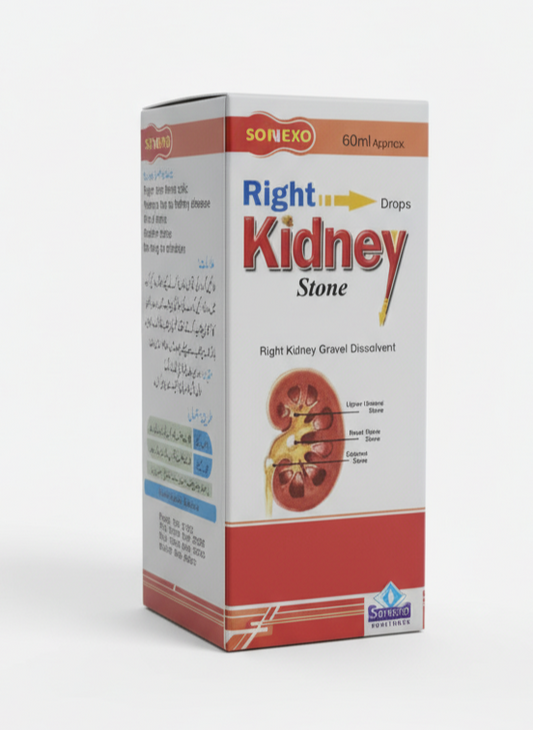 Right-kidney-Drops-Stone-Solvent