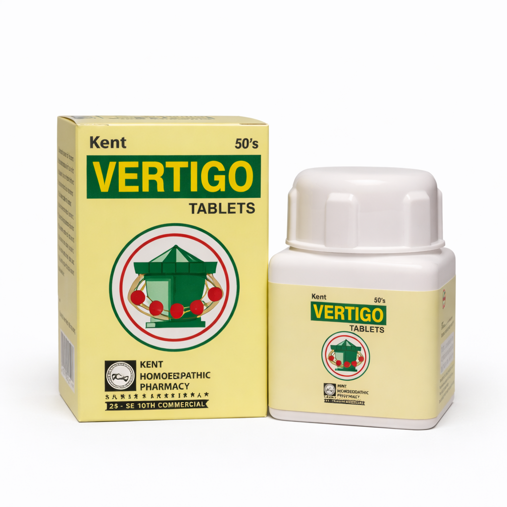 Kent Vertigo Tablets packaging on a white background