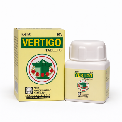 Kent Vertigo Tablets packaging on a white background