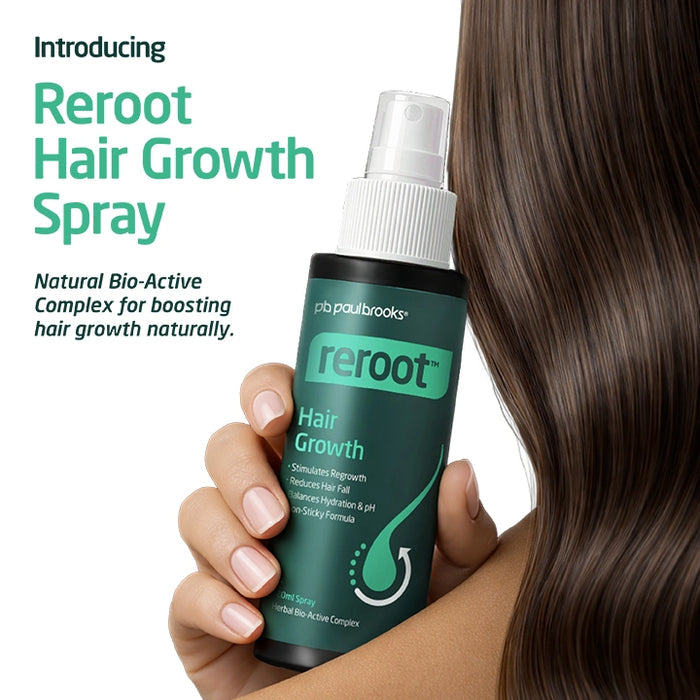 Reroot Hair Growth Spray - Herbal Hair Care & Scalp Support Formula